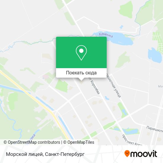 Карта Морской лицей