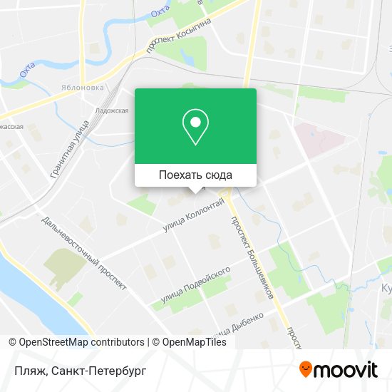 Карта Пляж