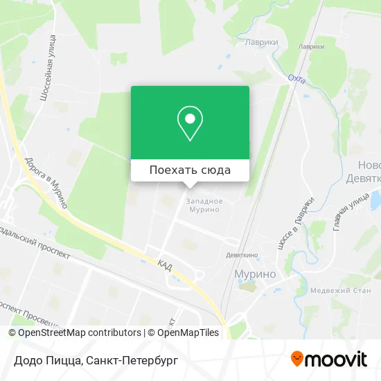Карта Додо Пицца