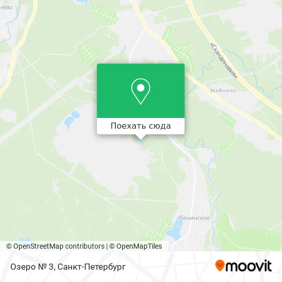 Карта Озеро № 3