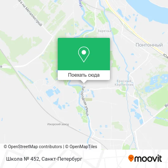 Карта Школа № 452