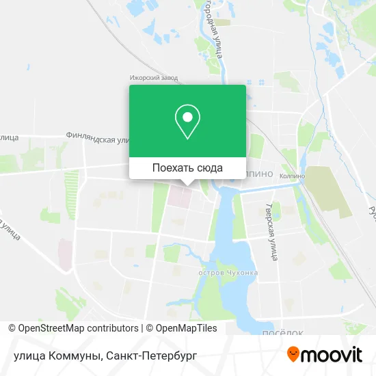 Карта улица Коммуны