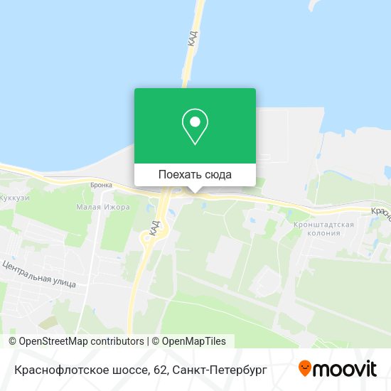 Карта Краснофлотское шоссе, 62