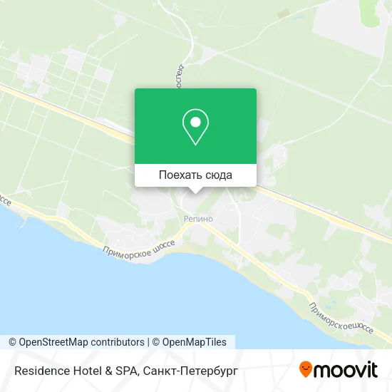 Карта Residence Hotel & SPA