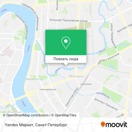 Карта Yandex Маркет