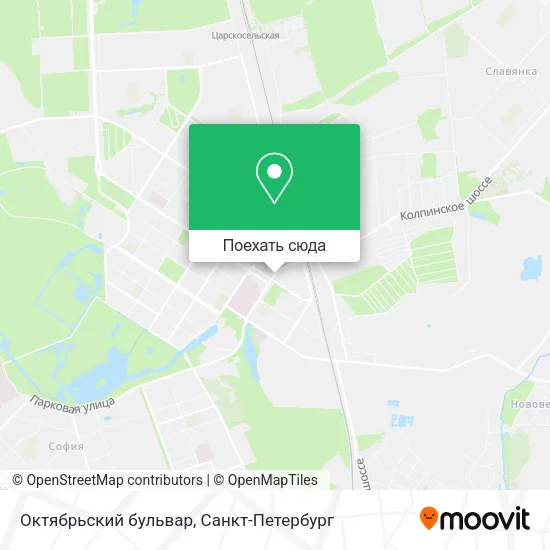 Карта Октябрьский бульвар