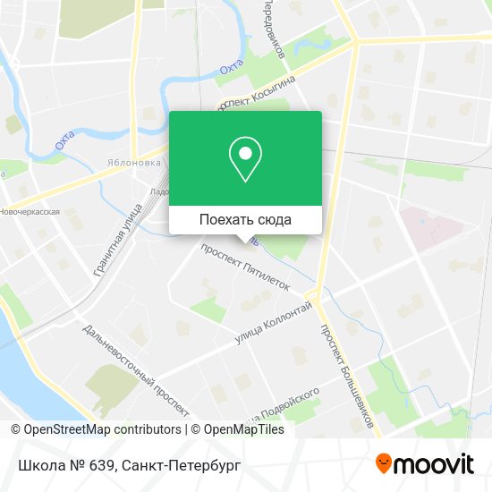 Карта Школа № 639
