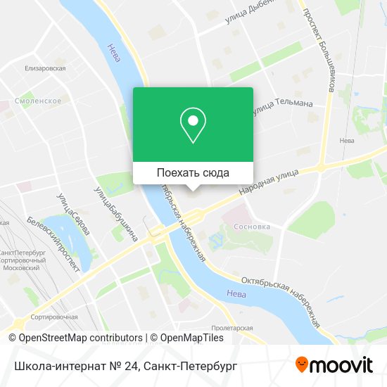 Карта Школа-интернат № 24