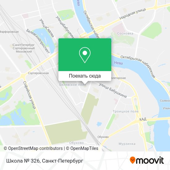 Карта Школа № 326