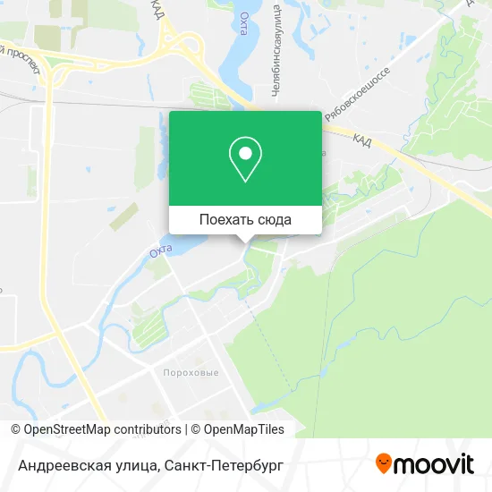 Карта Андреевская улица