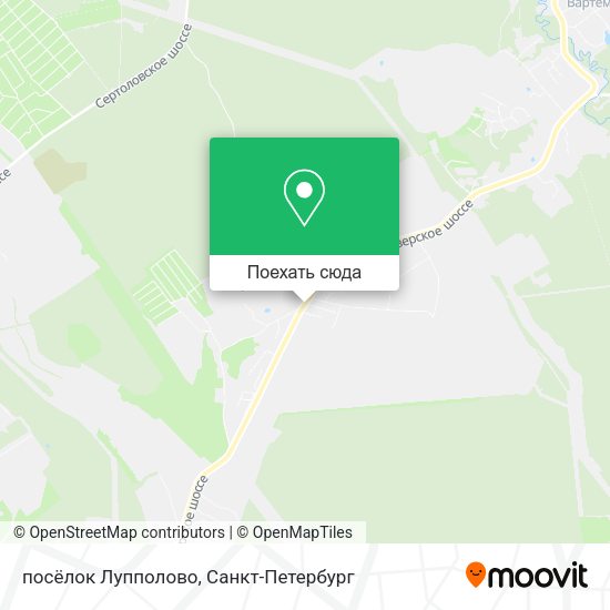 Карта посёлок Лупполово
