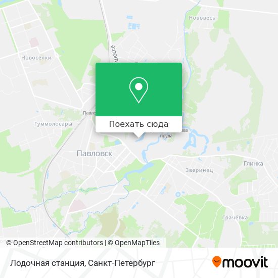 Карта Лодочная станция