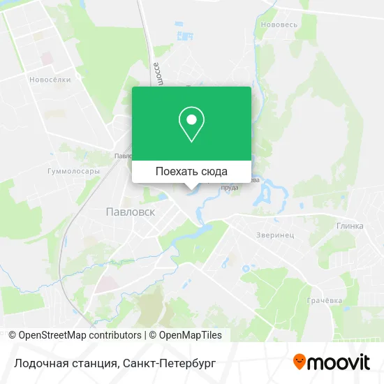 Карта Лодочная станция