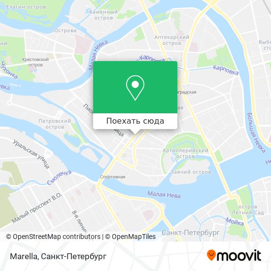 Карта Marella