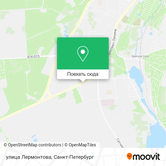 Карта улица Лермонтова