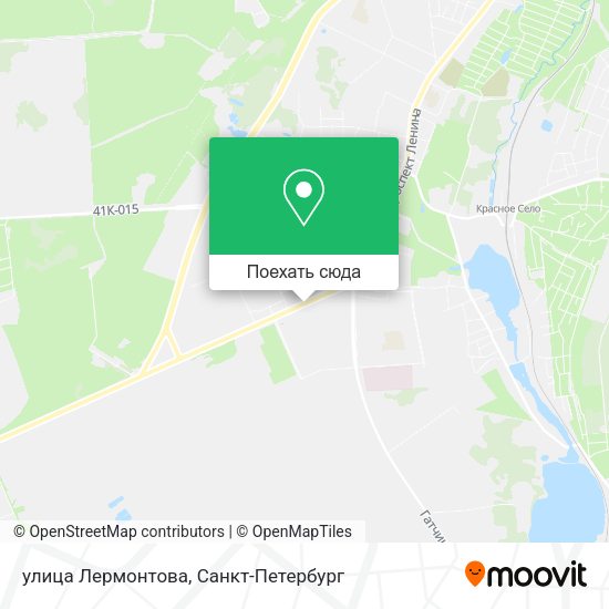 Карта улица Лермонтова