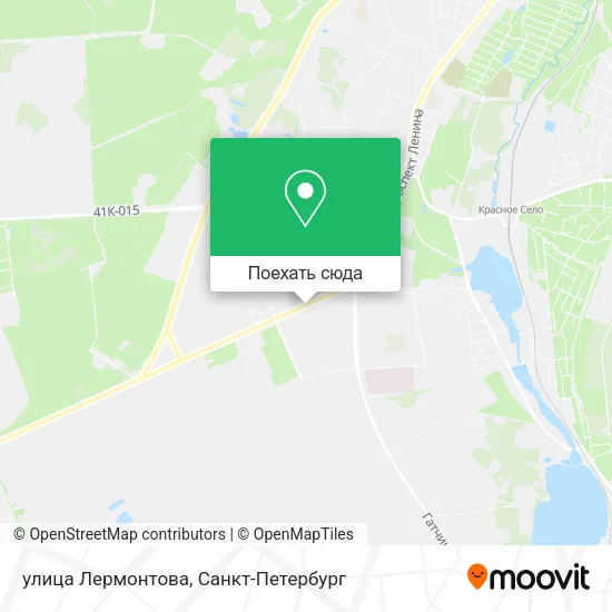 Карта улица Лермонтова