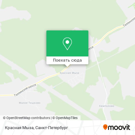 Карта Красная Мыза