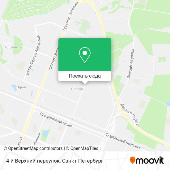 Карта 4-й Верхний переулок