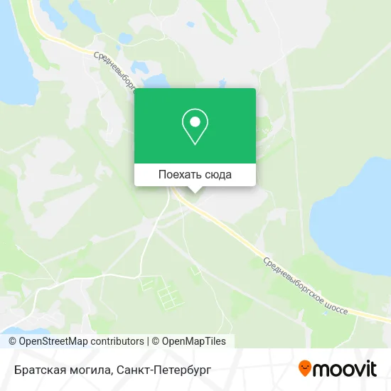 Карта Братская могила