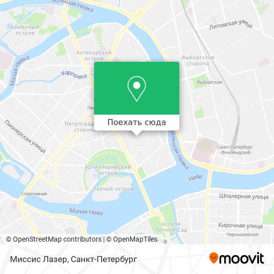 Карта Миссис Лазер