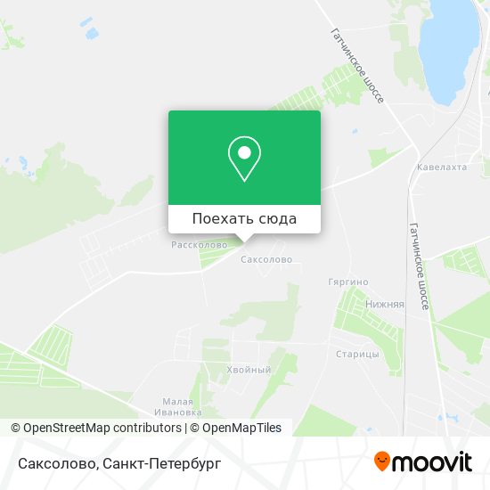 Карта Саксолово