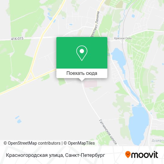 Карта Красногородская улица