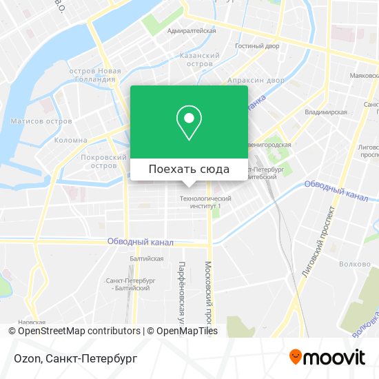 Карта Ozon