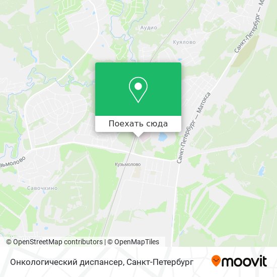 Карта Онкологический диспансер