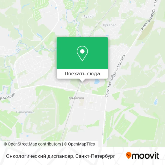 Карта Онкологический диспансер