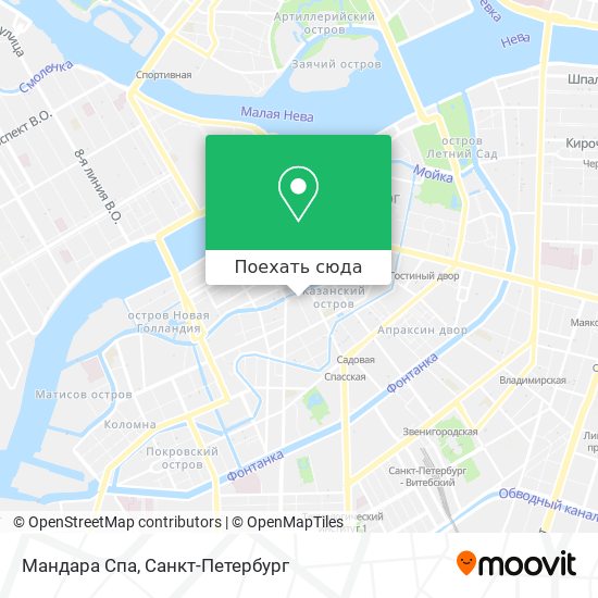 Карта Мандара Спа