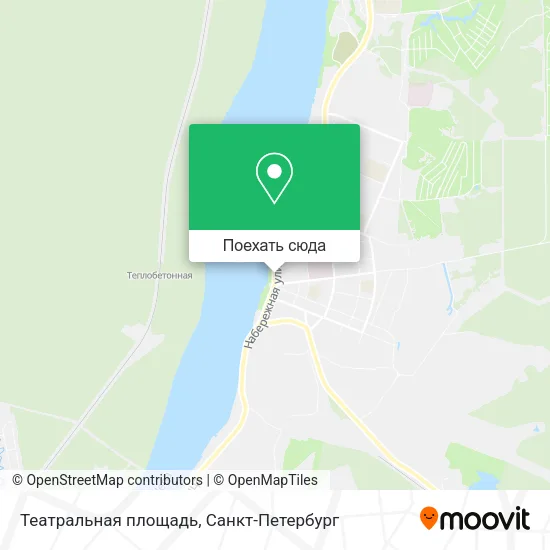 Карта Театральная площадь