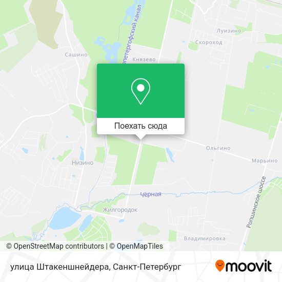 Карта улица Штакеншнейдера