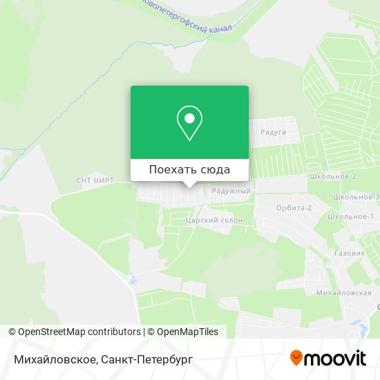 Карта Михайловское