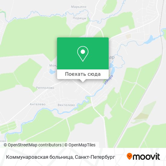 Карта Коммунаровская больница