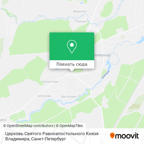 Карта Церковь Святого Равноапостольного Князя Владимира