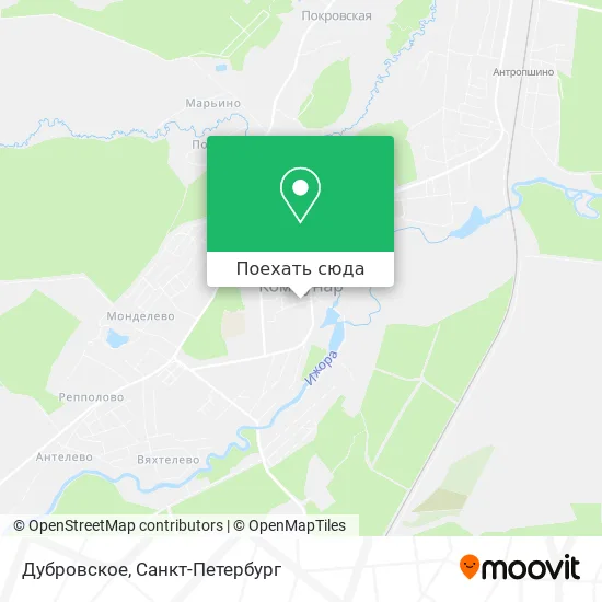 Карта Дубровское