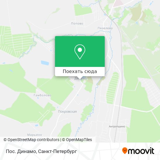 Карта Пос. Динамо