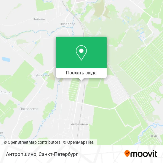 Карта Антропшино