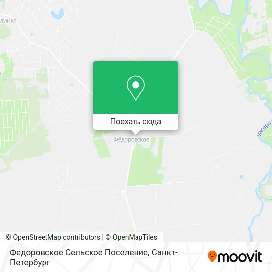Карта Федоровское Сельское Поселение