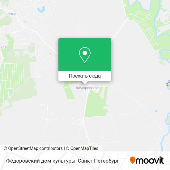 Карта Фёдоровский дом культуры