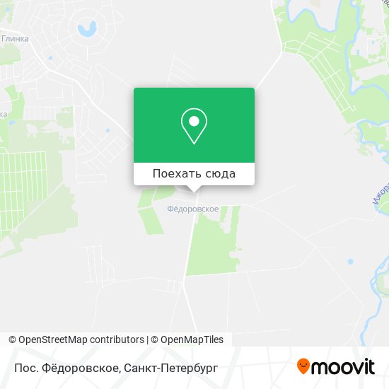 Карта Пос. Фёдоровское