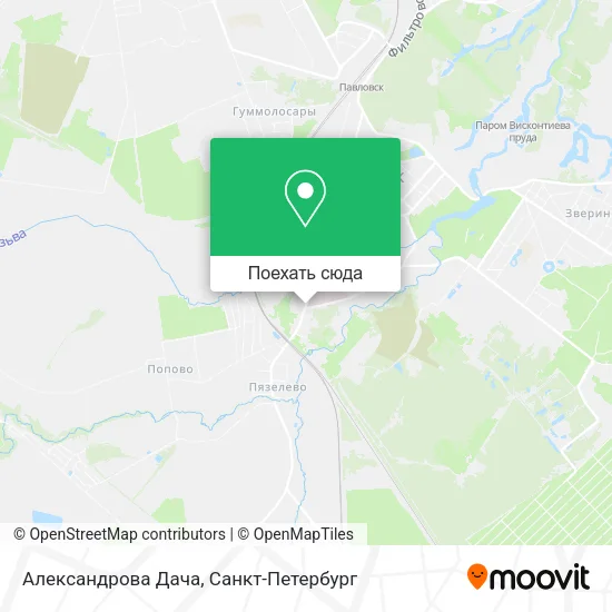 Карта Александрова Дача