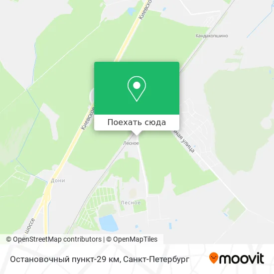 Карта Остановочный пункт-29 км