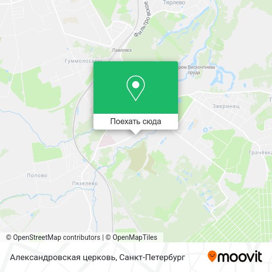 Карта Александровская церковь