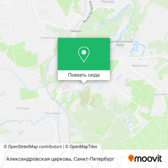 Карта Александровская церковь