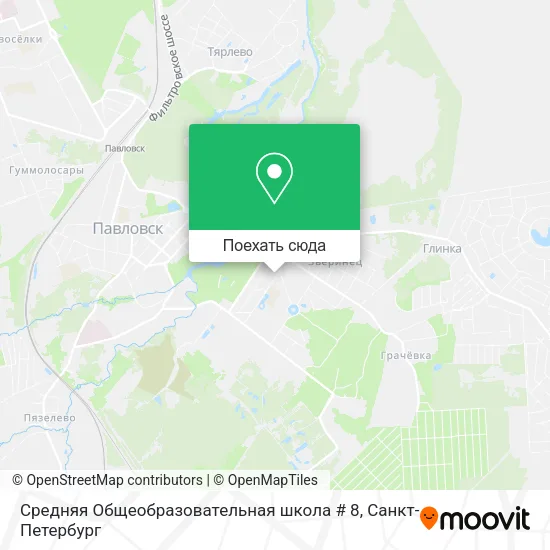 Карта Средняя Общеобразовательная школа # 8