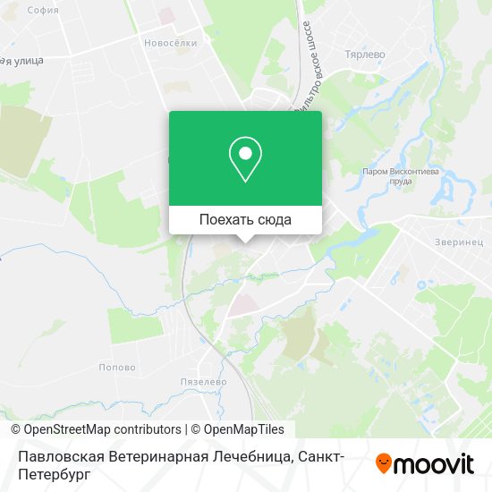 Карта Павловская Ветеринарная Лечебница