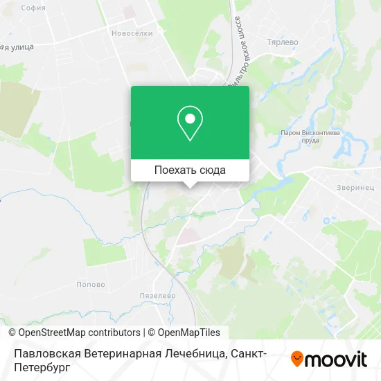 Карта Павловская Ветеринарная Лечебница