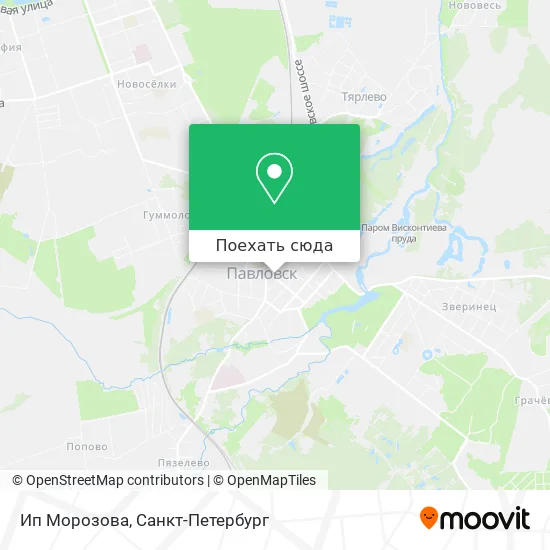 Карта Ип Морозова